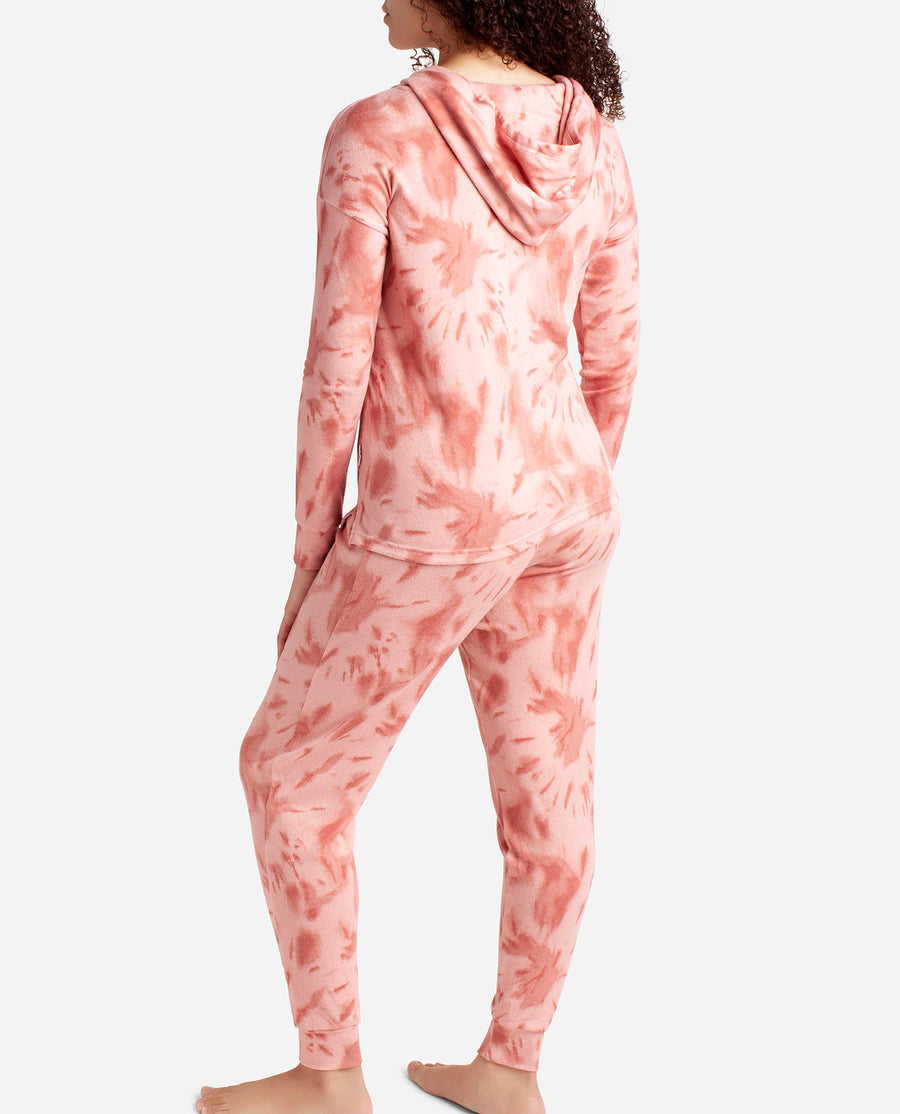 Hooded Hacci Sleep Set With Jogger - view 1