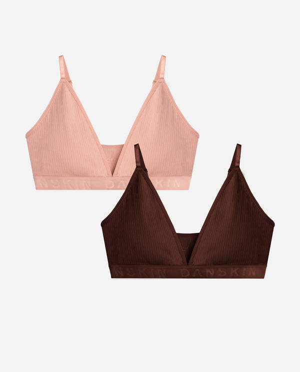 Danskin Intimates All Day Comfort Sports Bra Pink Women's Size