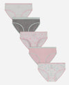 Girls 5-Pack Cotton Spandex Bikini Underwear - view 1