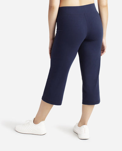 Midnight Navy Essentials Yoga Crop Pant - view 3