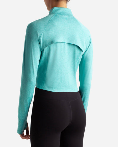 Cropped Melange Jacket - view 2