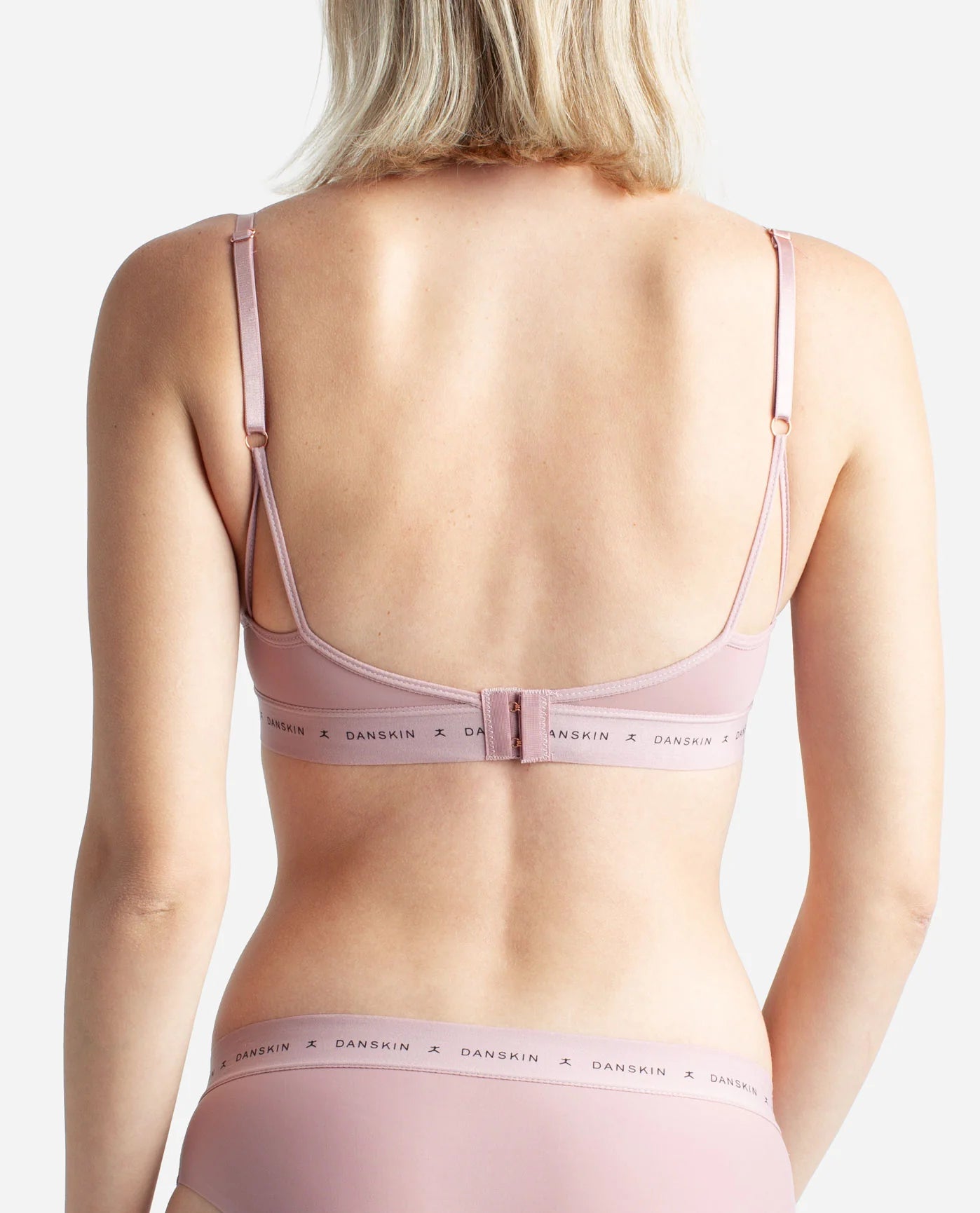 Women s 2 Pack Push Up Bra With Danskin Logo Elastic Band Bras Danskin DANSKIN