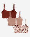3-Pack Laser Pullover Bra With Scallop Edge - view 13