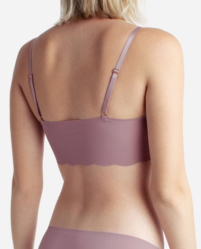 3-Pack Laser Pullover Bra With Scallop Edge - view 3