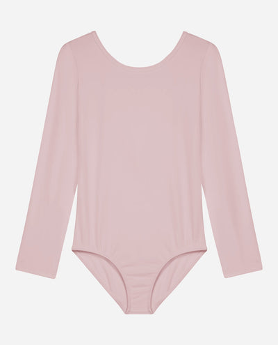 Girls Basic Long Sleeve Dance Leotard - view 1