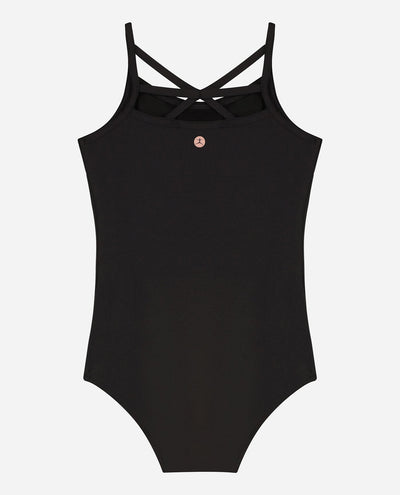 Girls Basic Cami Tank Dance Leotard - view 2