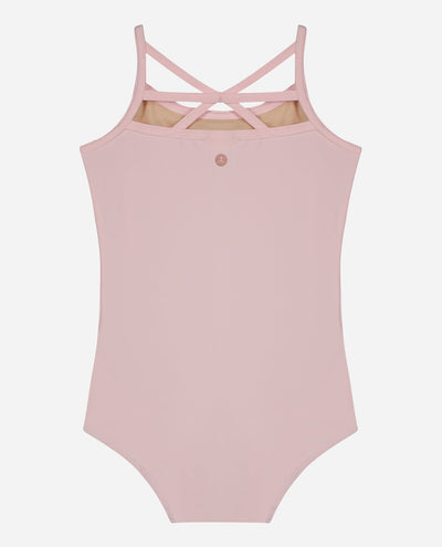 Girls Basic Cami Tank Dance Leotard - view 4