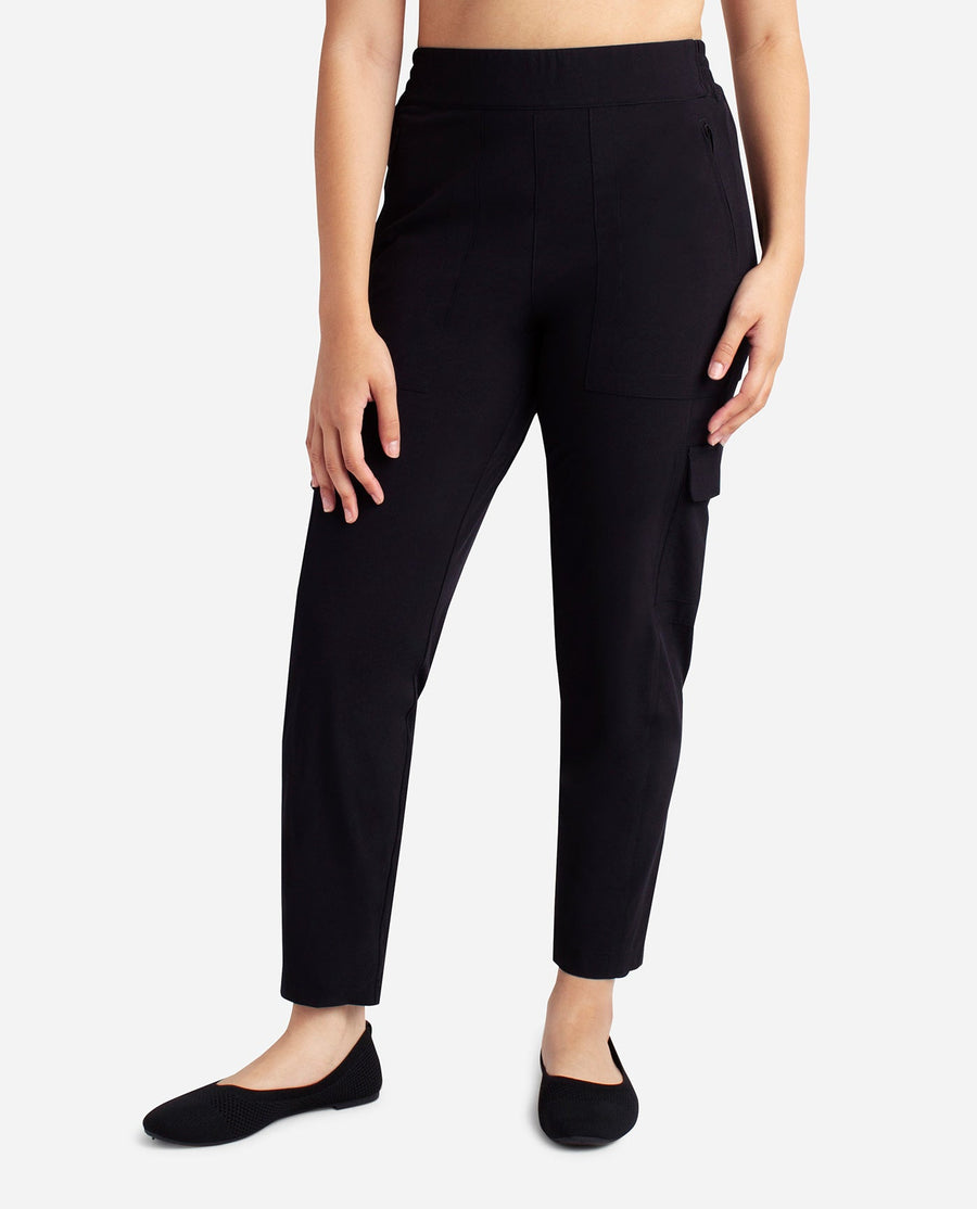 Amazoncom Danskin Womens Side Slit Flare Yoga Pant Black Salt Small   Clothing Shoes  Jewelry