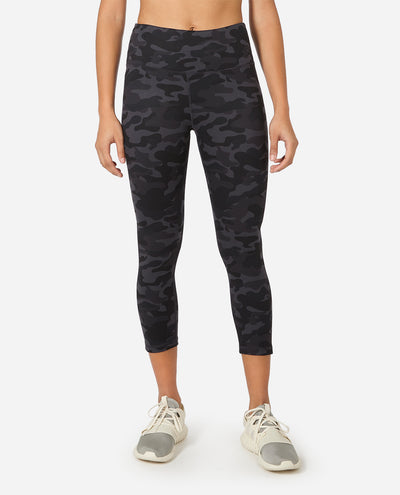 Mid-Rise Camo Cropped Legging - view 1