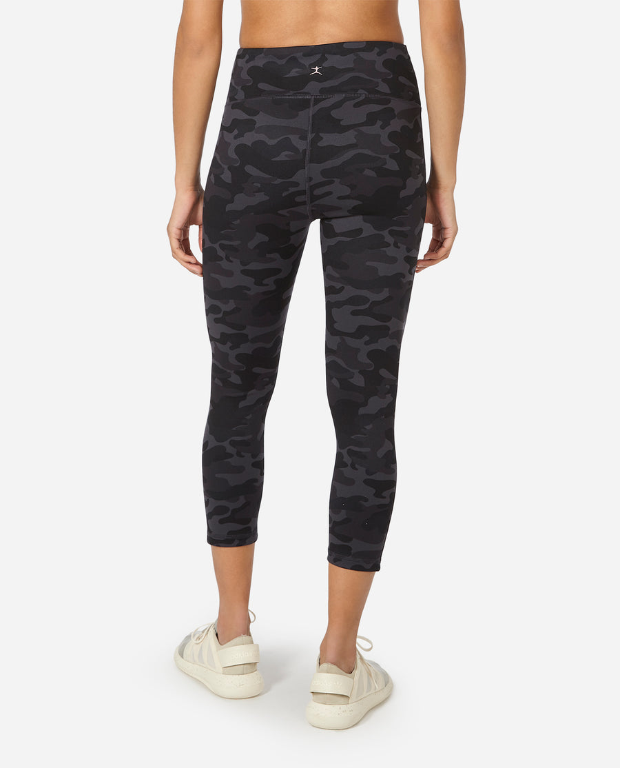 Mid-Rise Camo Cropped Legging - view 1
