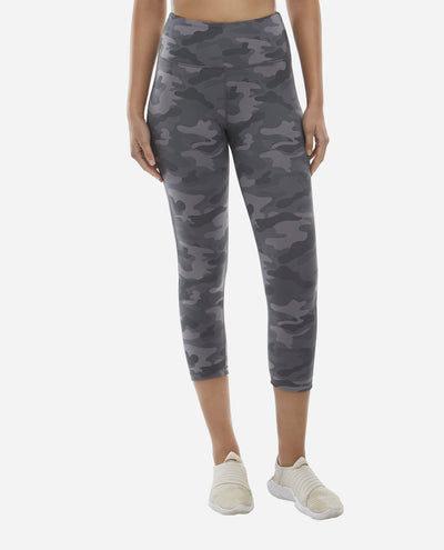Mid-Rise Camo Cropped Legging - view 4