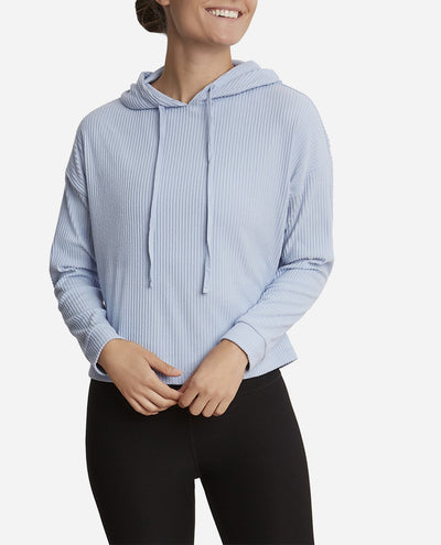 Textured Cropped Hoodie - view 1