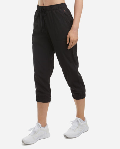Cropped Woven Jogger - view 3