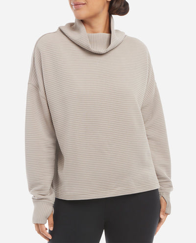 Front Of Atmosphere Ridge Cowlneck Pullover