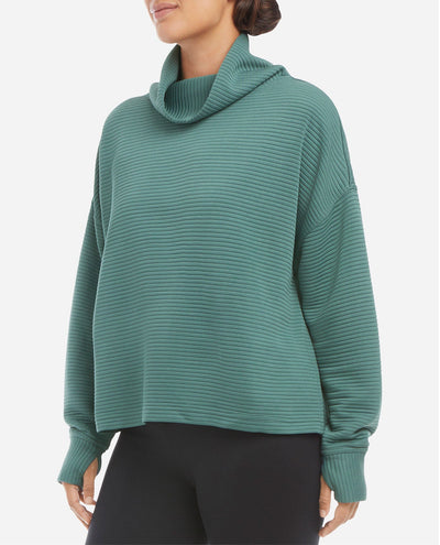 Side Of Silver Pine Ridge Cowlneck Pullover