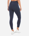 Back Of Neo Navy High Rise 7/8 Bonded Legging With Side Pockets