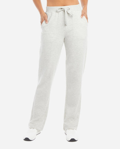 Front of Oatmeal Heather Straight Leg Pant