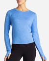 Cutout Cropped Long Sleeve Tee - view 1