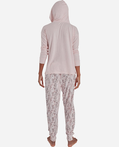 Hooded Hacci Sleep Set With Jogger - view 9