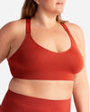 2-Pack Seamless Longline Bra With Logo Straps - view 7
