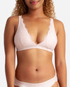 2-Pack Lace Bralette With Logo Band - view 5