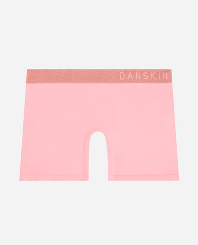 Girls 3-Pack Seamless Boyshort Underwear with Lurex Logo Band - view 2