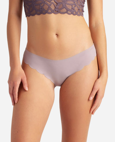 5-Pack Laser Bikini Underwear with Scallop Edge - view 3