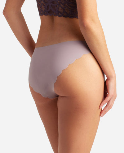 5-Pack Laser Bikini Underwear with Scallop Edge - view 4