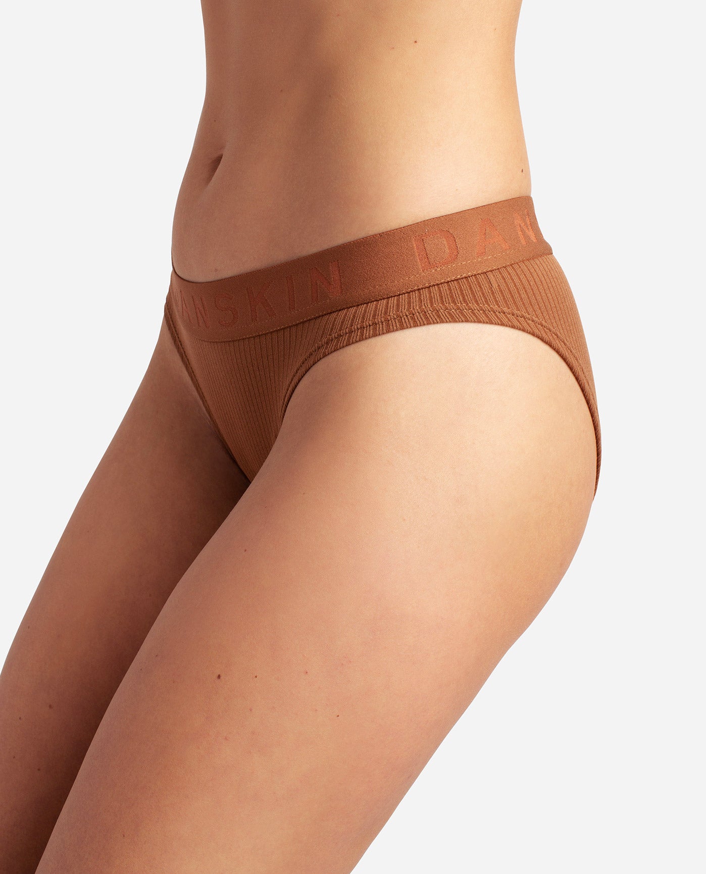 Danskin 4-Pack Womens Seamless Bikini Panties Underwear Large Nylon Spandex