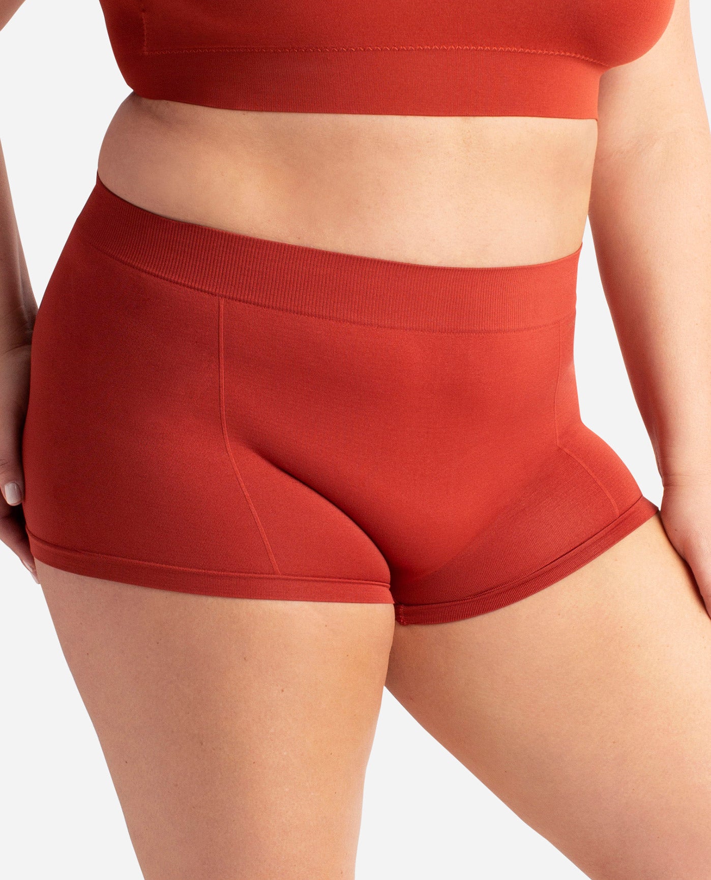 Women's 3-Pack Seamless High Rise Boyshort Underwear, Underwear