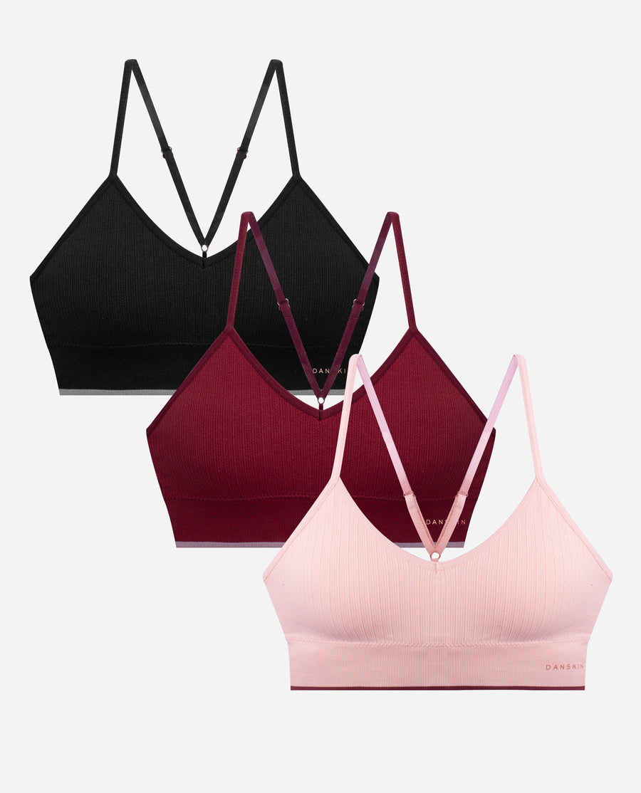 Danskin Womens Twisted Crossover Bra : : Clothing, Shoes &  Accessories