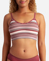 2-Pack Stripped Seamless Lounge Bra - view 1