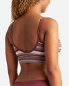 2-Pack Stripped Seamless Lounge Bra - view 3
