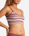 2-Pack Stripped Seamless Lounge Bra - view 5
