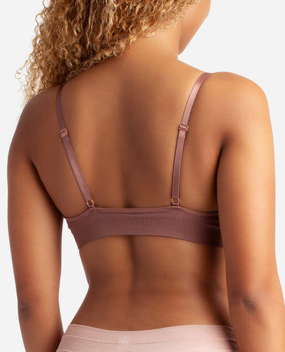 3-Pack Recycled Seamless Ribbed Bralette - view 10